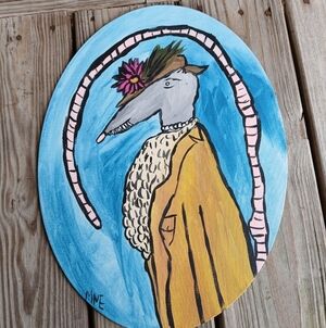 Possum Portrait Painting